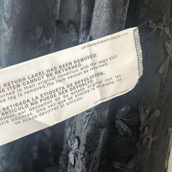 NWT Dress the Population Darleen V-Neck Embroidered Mesh Cocktail Dress XL - Picture 5 of 5